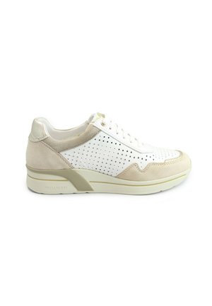 Sneakers basse - oro e bianco