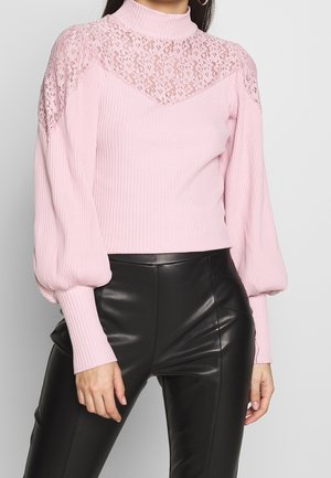 Top s dlouhým rukávem - pink