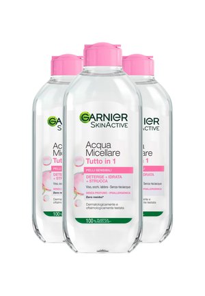 SKINACTIVE, ACQUA MICELLARE TUTTO IN 1, PELLI SENSIBILI, MAXI FORMATO, 400 ML - 3 PACK - Struccante