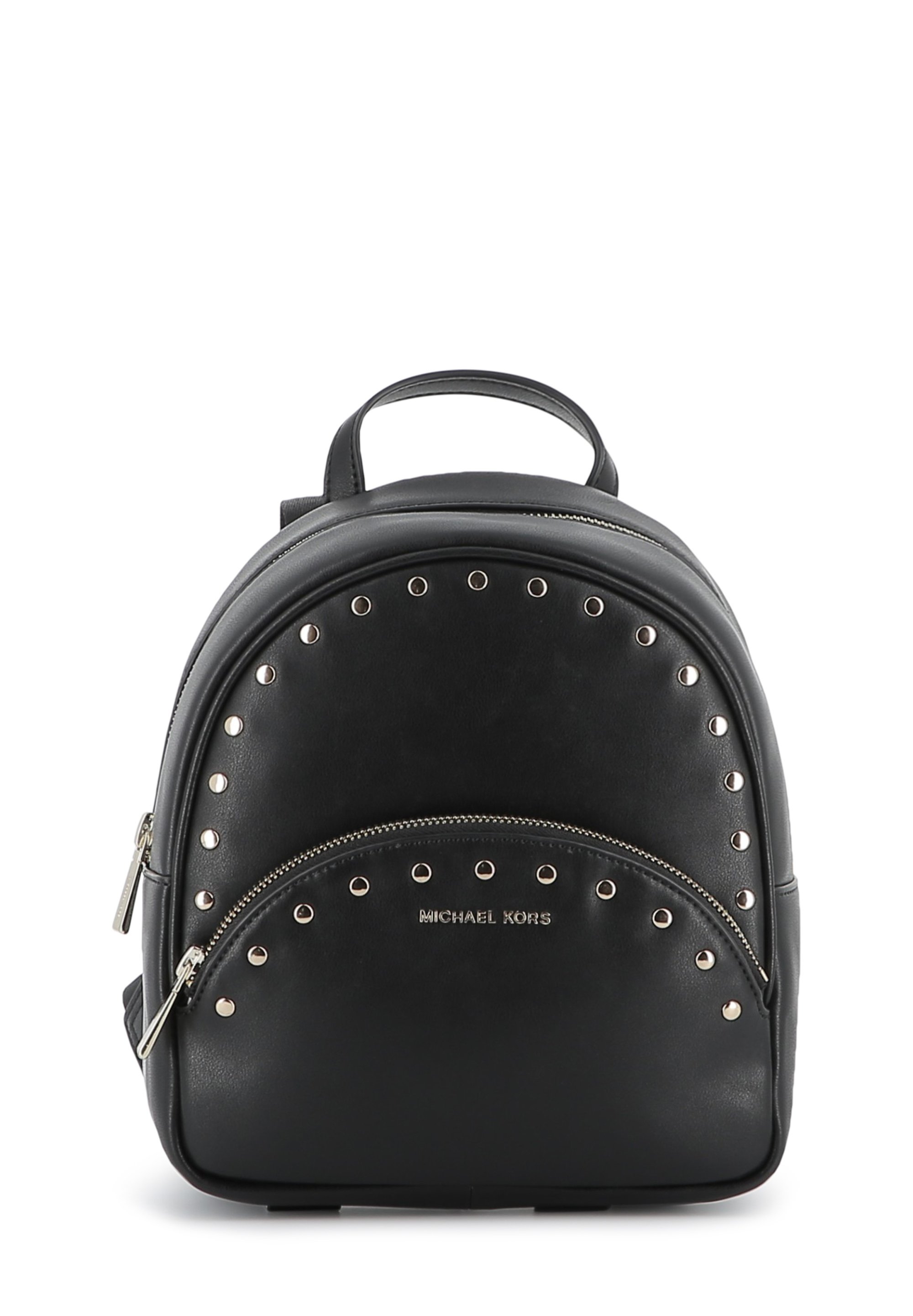 Michael Kors Backpack with Silver Studs Michael Kors Beige Leather Rhea Studded Backpack Michael  main image 4