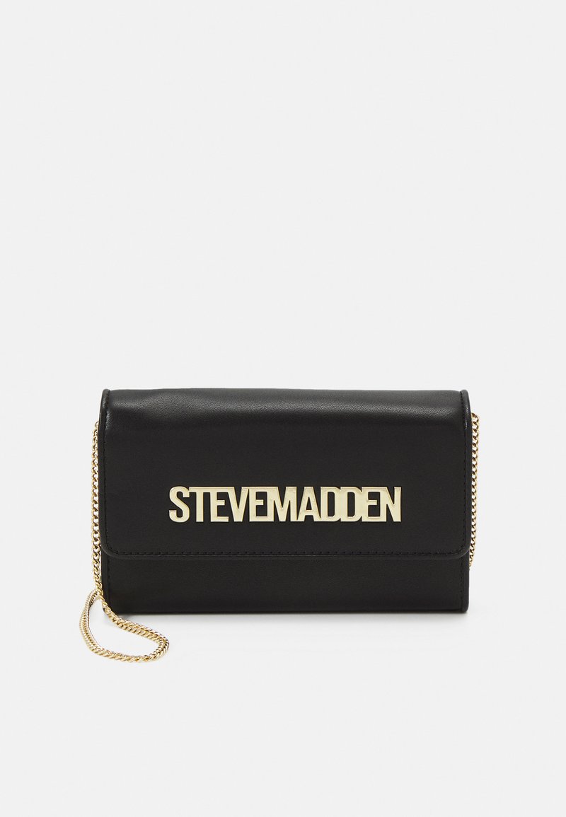 Steve Madden BLEAHA Across body bag black/gold coloured/black Zalando