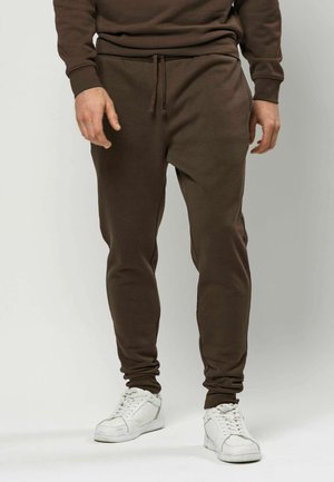 Kappa, LOGO CASERI SWEATPANTS UNISEX - Jogginghose - brown martini