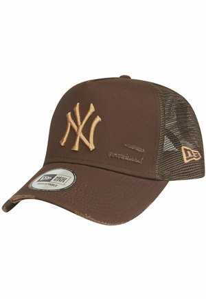 TRUCKER  DISTRESSED NEW YORK YANKEES - Cap - brown