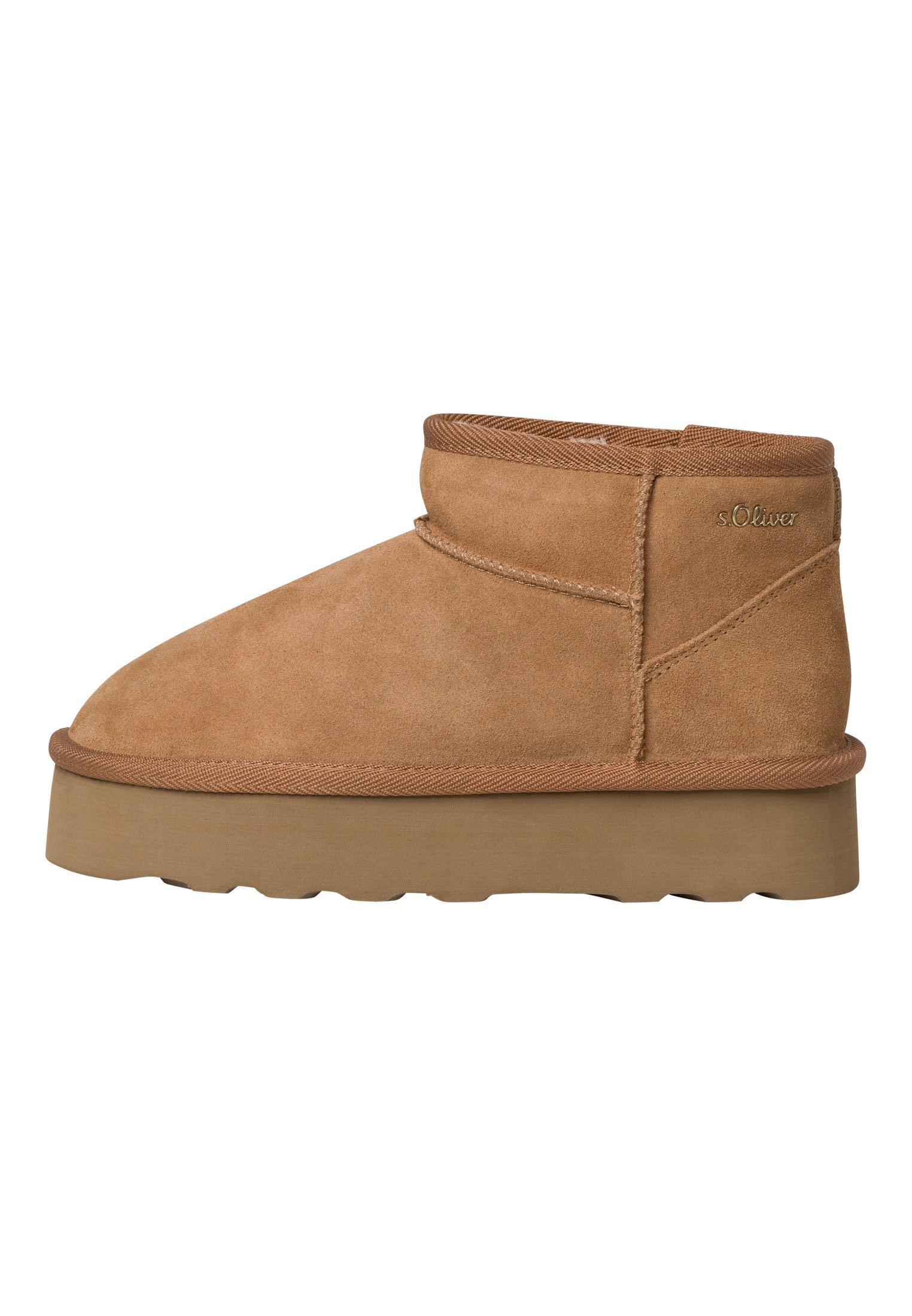 Snowboot/Winterstiefel cognac/braun Zalando