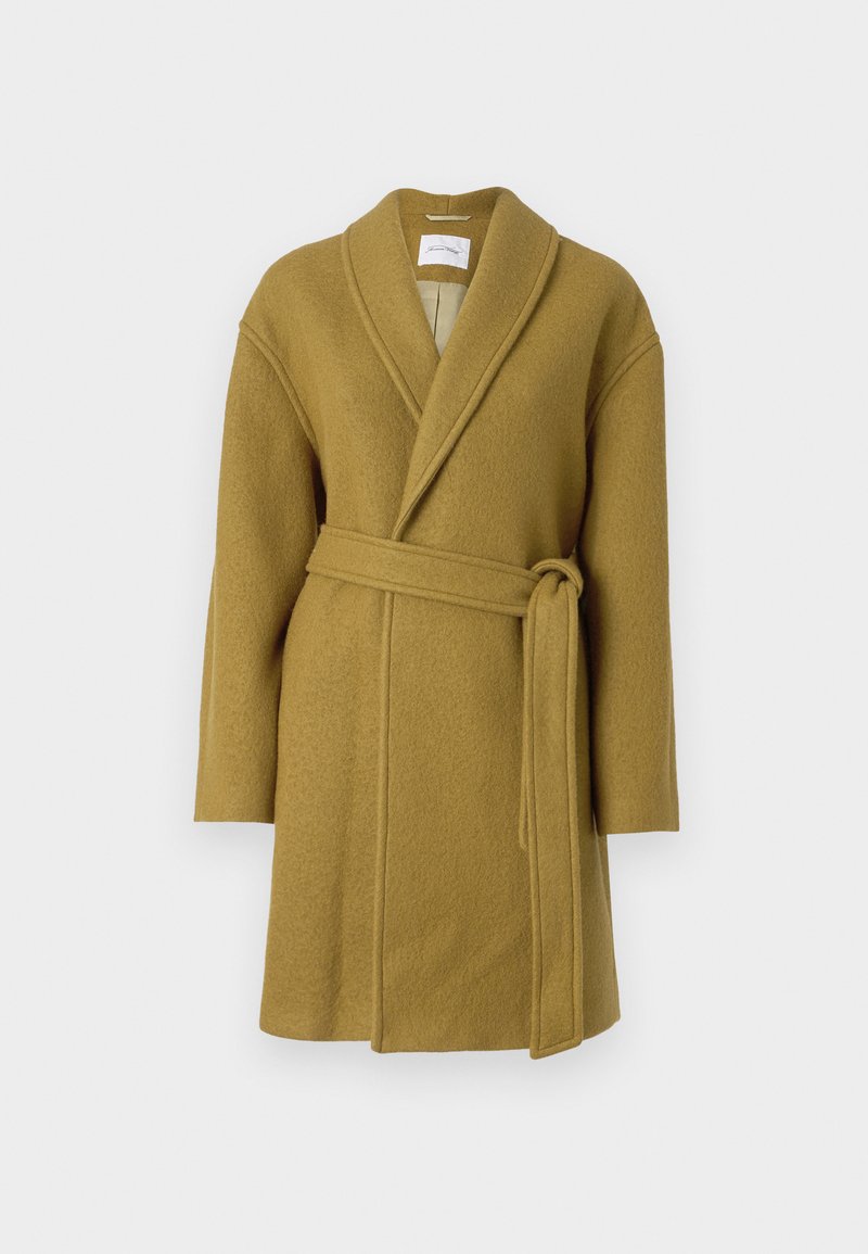 American vintage Mantel lichtbruin