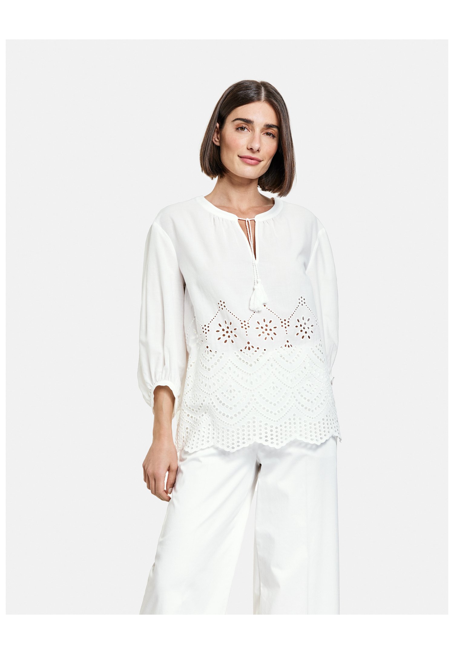 GERRY WEBER Camicetta Donna Multicolore a Fiori (IT 46, EU 42