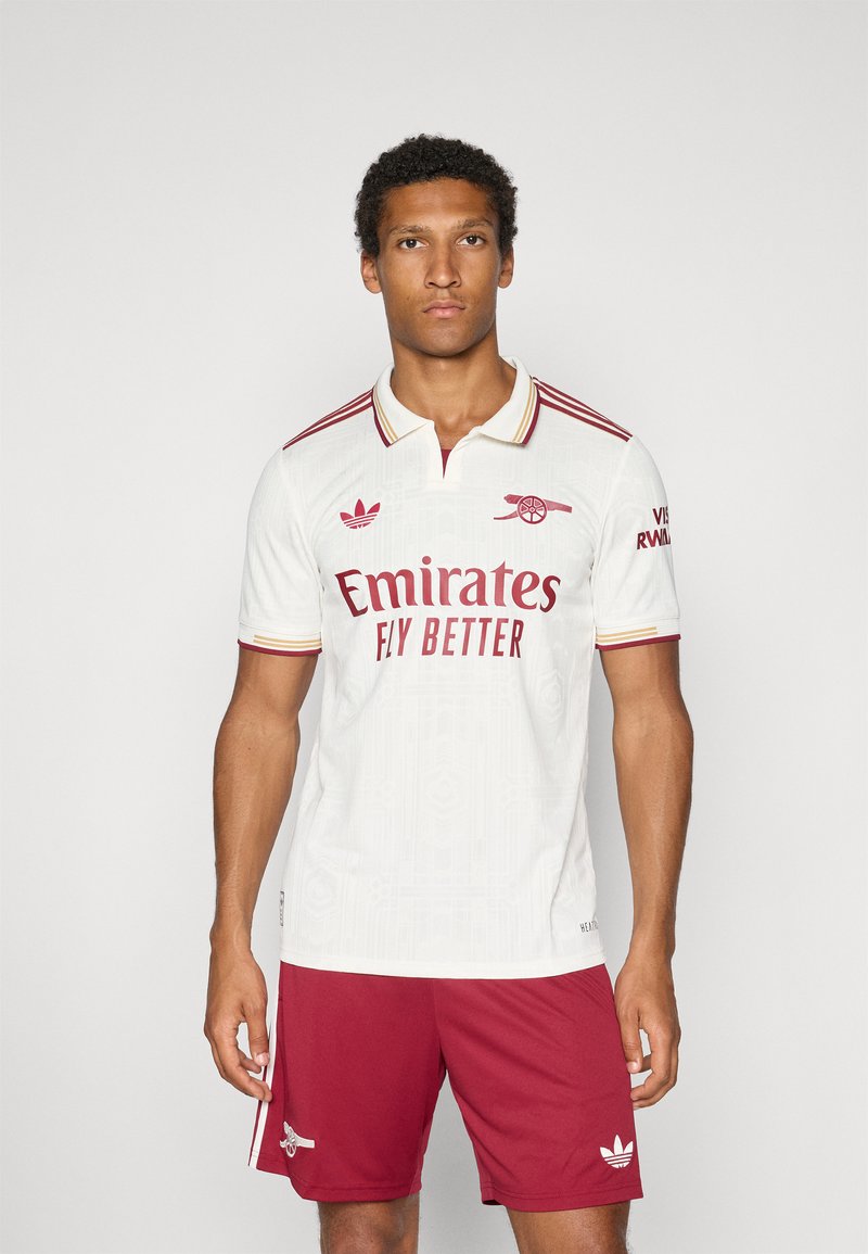 adidas Originals ARSENAL FC THIRD AUTHENTIC - Klubbklær - cloud white/team coll burgundy