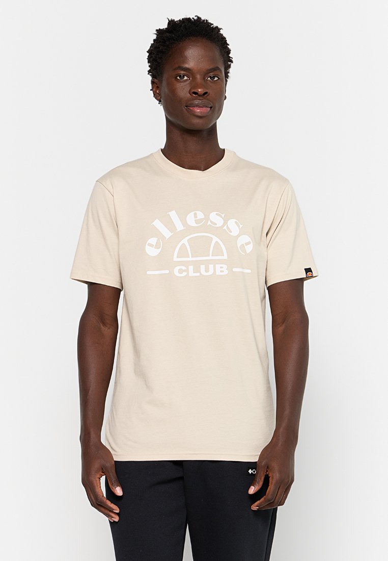 Ellesse T-shirt print beige