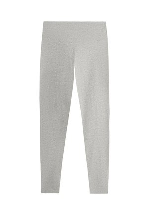 OYSHO, COMFORTLUX HIGH-WAISTED ANKLE-LENGTH HEATHERED LEGGINGS - Legging (type pantalon) - pale grey