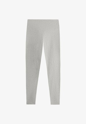 OYSHO, COMFORTLUX HIGH-WAISTED ANKLE-LENGTH HEATHERED LEGGINGS - Legging (type pantalon) - pale grey
