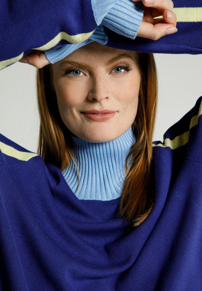 Damen Strickjacken | Ulla Popken Strickpullover blauviolett/nicht definiert - FP49011 Damen Strickjacken | Ulla Popken Strickpullover blauviolett/nicht definiert - FP49011