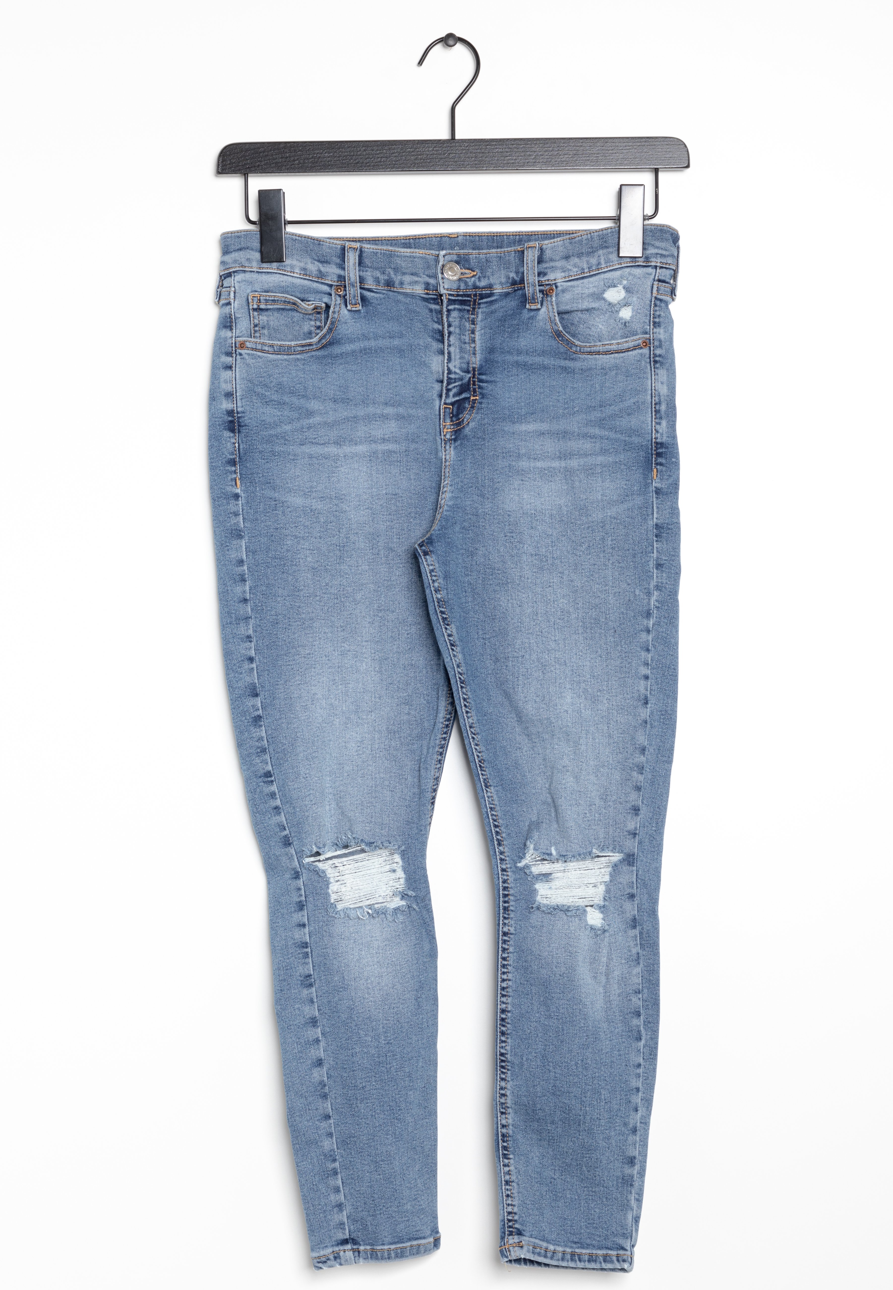Topshop Petite Slim fit jeans - blue/blauw - (Pre-owned) - Zalando.nl