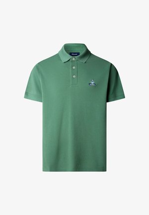 Façonnable, FAÇONNABLE POLO SHIRT BIRDIE PIMA PIQ POLO - Poloshirt - casting green