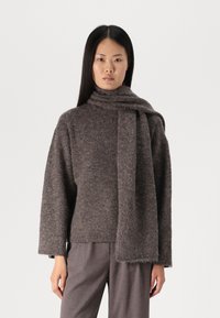 Gina Tricot SCARF  - Džemperis - brown melange