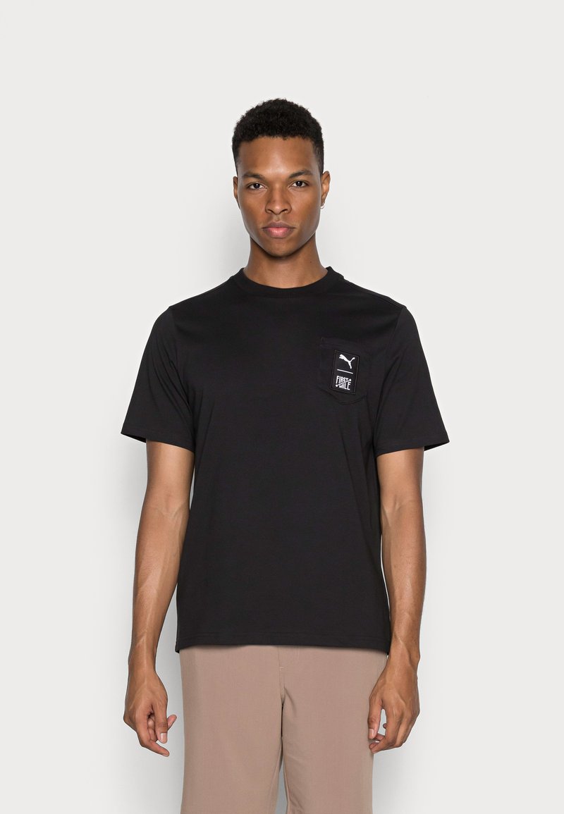FIRST MILE - Triko s potiskem - puma black