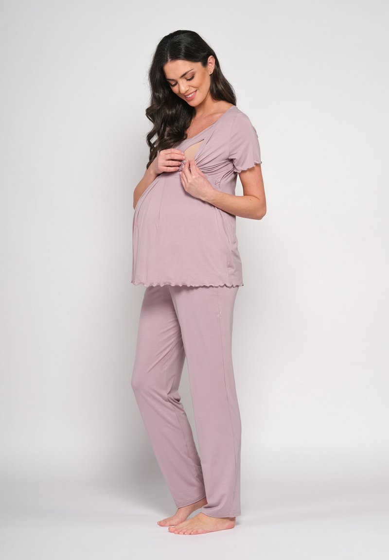 Cool Mama NURSING 2 IN 1 BASIC - Nattøj sæt - lila