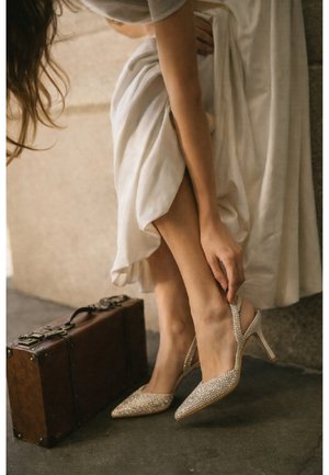 Derimod, High heels - gold