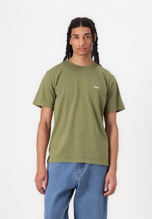 LOWERCASE TEE UNISEX - Basic T-shirt - pigment moss green