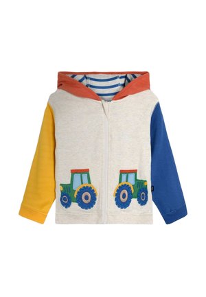 REGULAR FIT - APPLIQUÉ REVERSIBLE  - Cipzáras pulóver - natural tractor