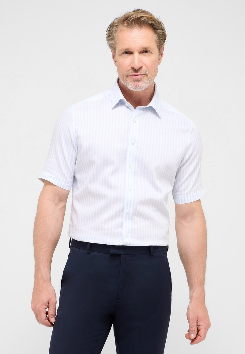 Eterna LINEN SHIRT - MODERN FIT - Camicia - hellblau