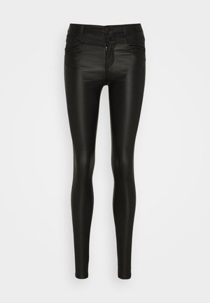 ONLY ONLCHRISSY SKINNY - Trousers - black