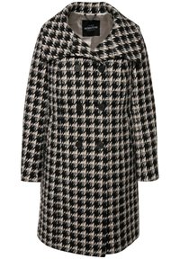 Ulla Popken PIED DE POULE - Cappotto classico - zwart