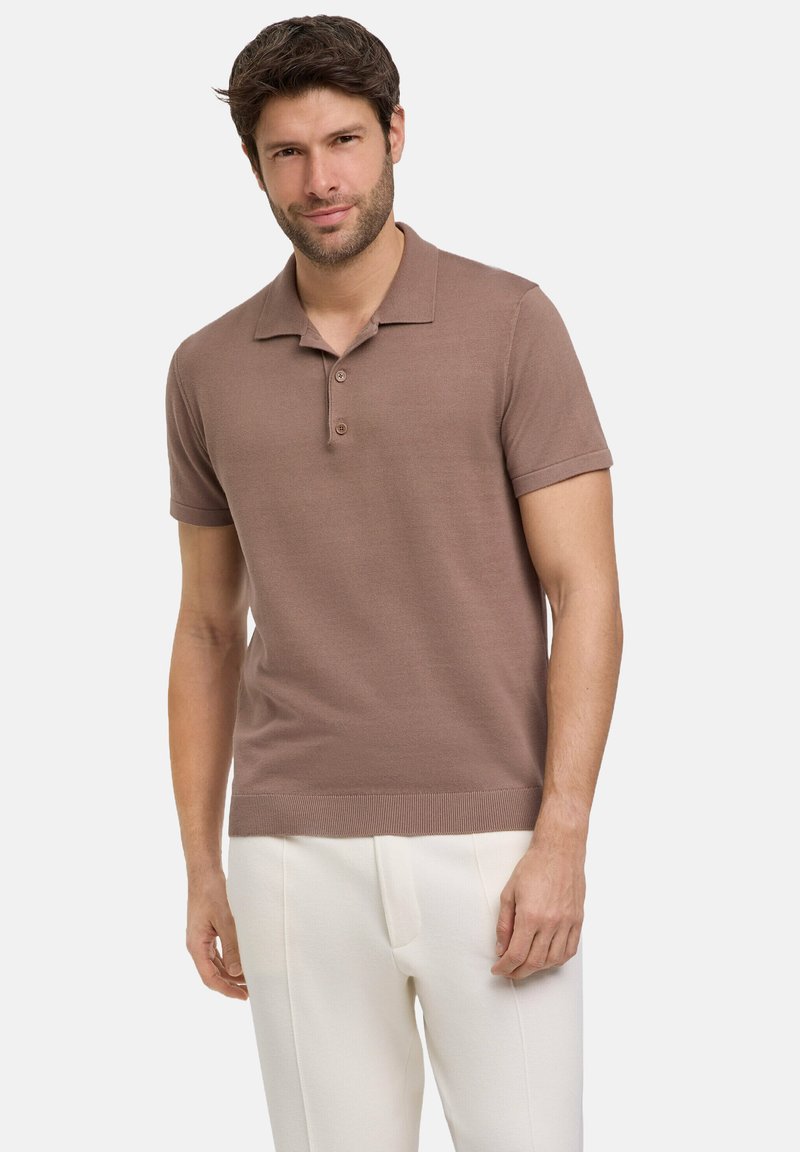 FALKE BASIC COTTON POLO - Polo - soil