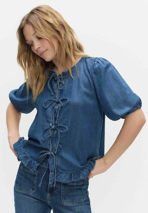 TANYA DENIM - Blus - mid blue wash