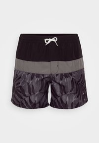 CALI BLOCK - Badeshorts - black
