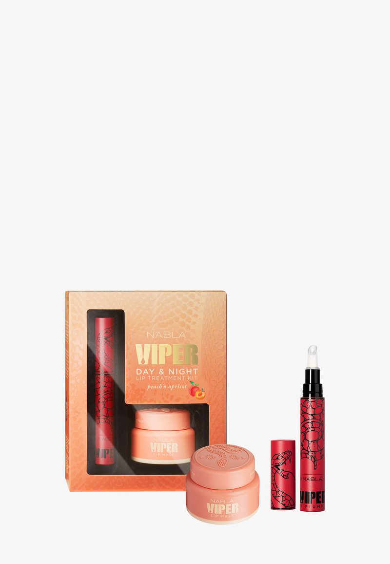 NABLA - VIPER KIT PEACH'N APRICOT (LIP MASK + LIP PLUMPER) - Skincare Set - brown bronze, Forstørre