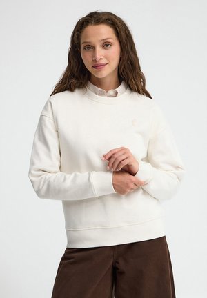 Polo Club, SWEATSHIRT WOMAN RIGBY GO SWEAT U W IO LONG SLEEVE BOXY FIT - Sudadera - ecru
