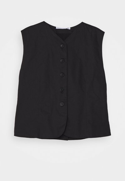 Faithfull the brand DELFINA VEST - Smanicato - black