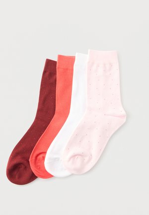 SOCK 4 PACK - Sukat - light pink