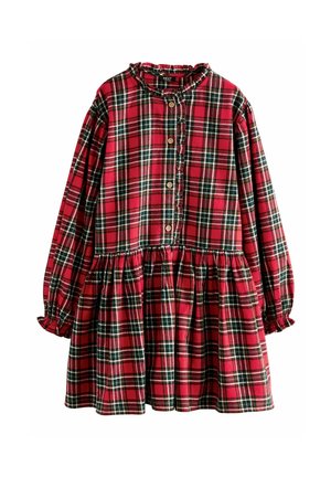 Next, CHECK PLACKET - Blousejurk - red check