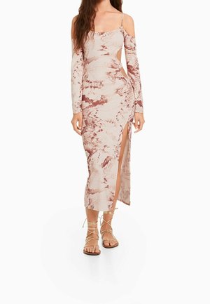 Robe fourreau - dark brown