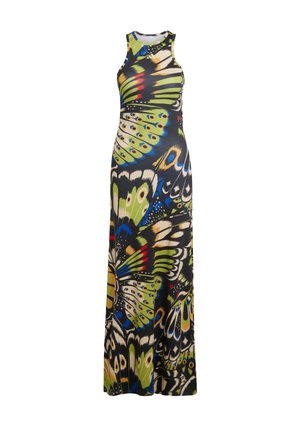 adidas Sportswear Vestido ligero - black hi res blue lush red
