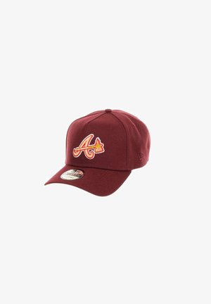 New Era, ATLANTA BRAVES MLB 150TH ANNIVERSARY SIDEPATCH 9FORTY A-FRAME SNAPBACK - Cap - weinrot