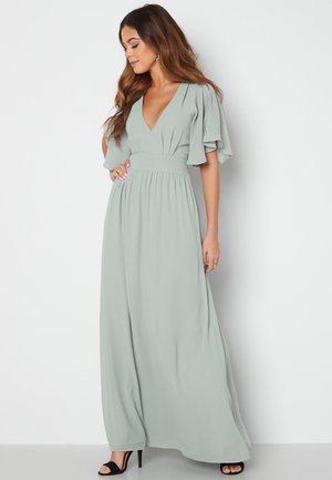 SLEEVE CHIFFON GOWN - Festklänning - green