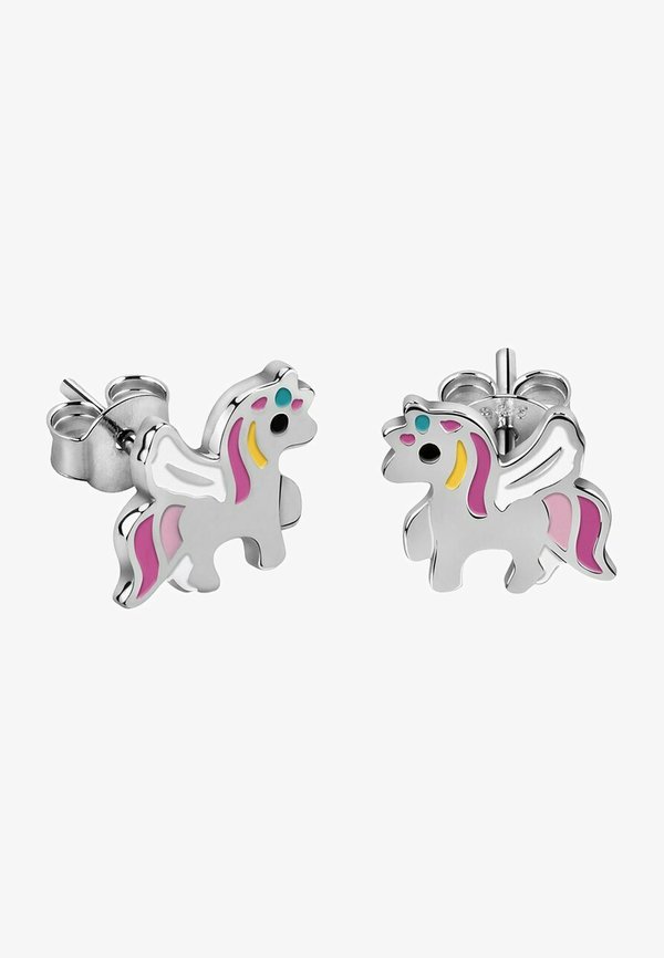 EMAILLE – Ohrringe – silberfarben