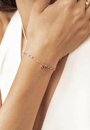 Hey Happiness, SUMMER BEAD HEART - Bracelet - gold-coloured