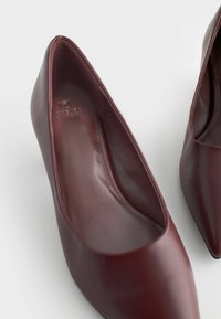 Next WIDE FIT FOREVER COMFORT KITTEN HEEL COURT - Avokkaat - wine red