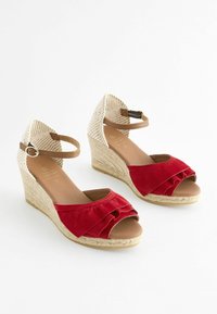 Next FOREVER COMFORT FRIL REGULAR FIT - Espadrilės - red