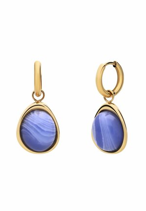 Oorbellen - gold-coloured blue