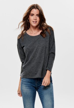 ONLALBA JRS NOOS - Jersey de punto - dark grey melange