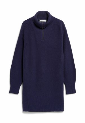 ARMEDANGELS, TROYER RIB - Robe pull - tinted navy
