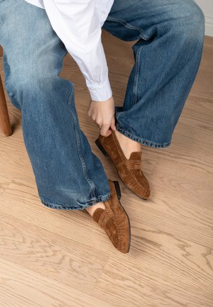 Poelman, . - Zapatos sin cordones - cognac