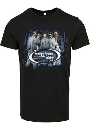 BACKSTREET BOYS THROWBACK OVAL - T-shirt con stampa - black