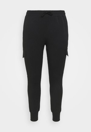 Kaffe Curve KCSINE PANTS - Bojówki - black deep