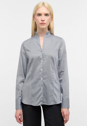 BLUSE - REGULAR FIT - Camicia - weiß/schwarz