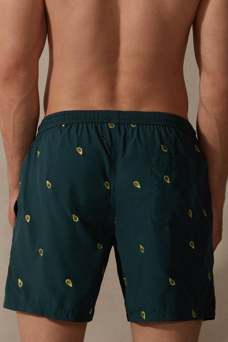 Herren Badehosen | Intimissimi AVOCADO STICKEREI Badeshorts dark green avocado print/tanne - YW81146 Herren Badehosen | Intimissimi AVOCADO STICKEREI Badeshorts dark green avocado print/tanne - YW81146